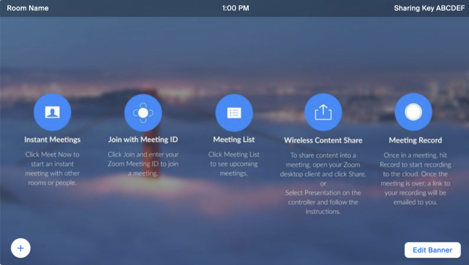 Image of the TV when loaded into zoom.